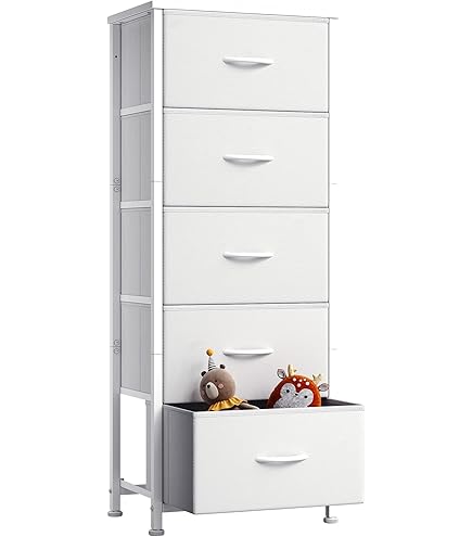 ホワイト 5段チェスト 奥行き42cm×幅80cm×高さ108cm ホワイト 5段チェスト 奥行き42cm×幅80cm×高さ108cm ホワイト 5段